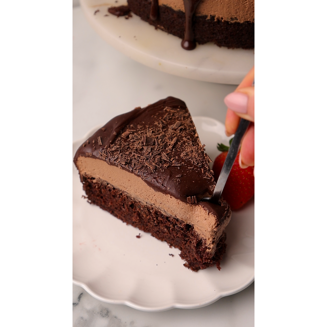 HB Pre Order - Chocolate Hazelnut Mousse Cake, 9x13