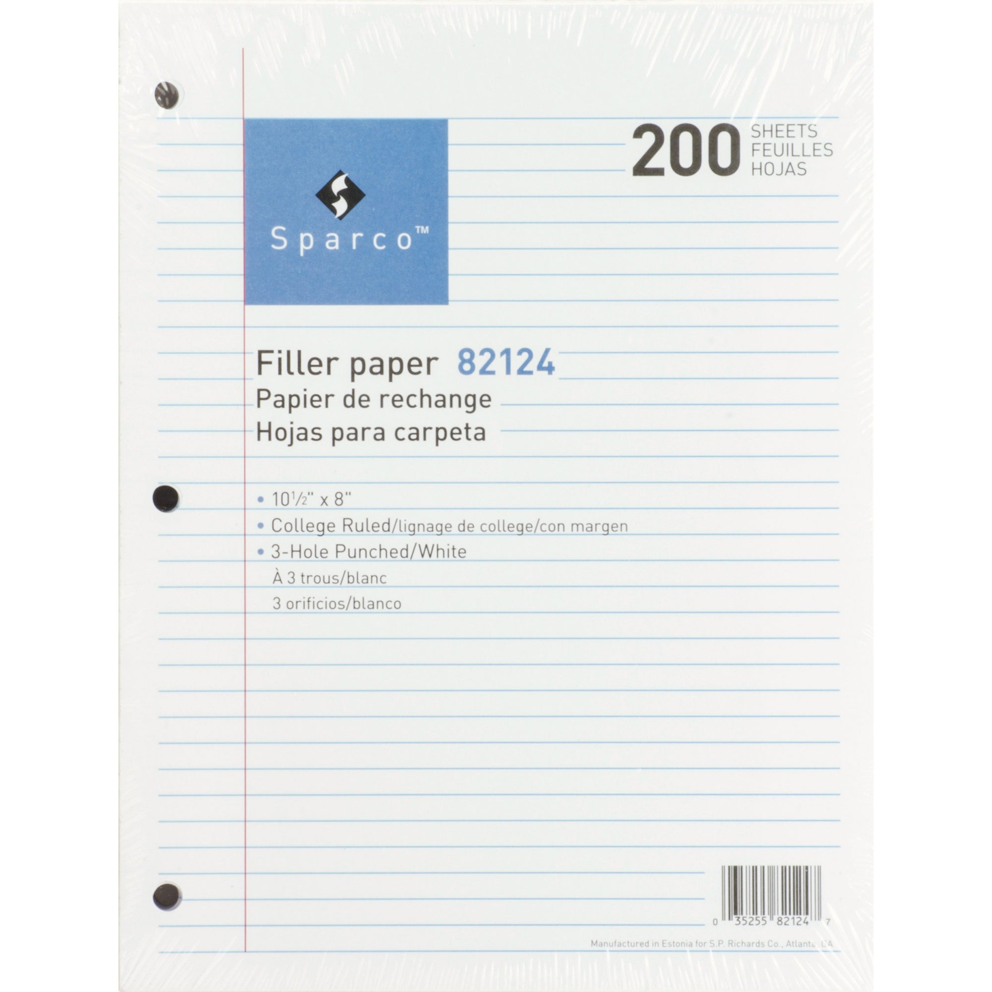 Looseleaf Paper, College Ruled, 200 Sheets