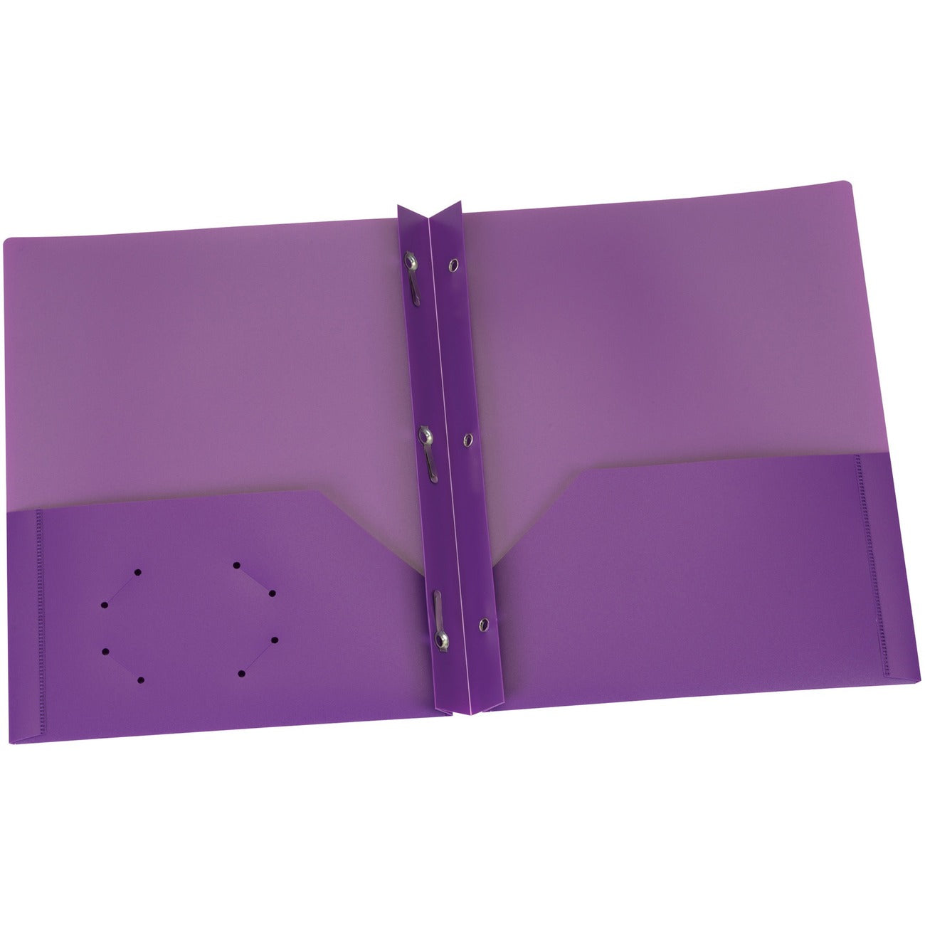 Oxford  Pocket Folder  w/ 3 prong fasteners, 8.5 x 11"