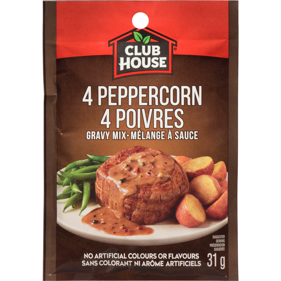 Club House 4 Peppercorn Sauce Mix, 31 g