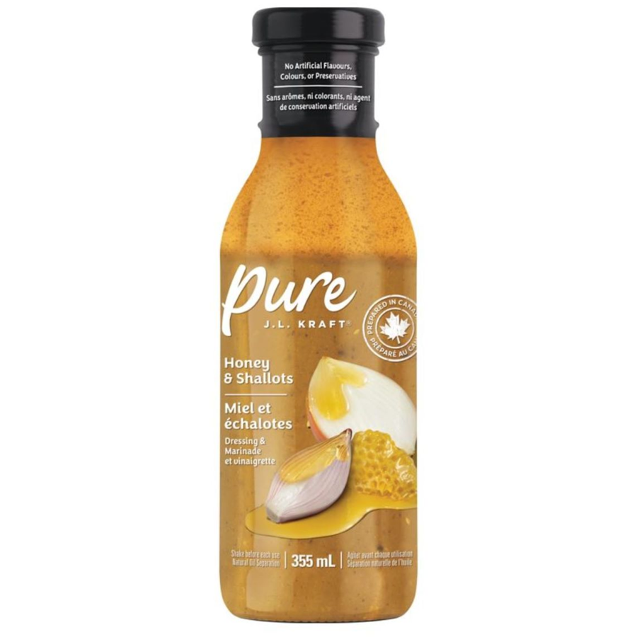 J.L.Kraft Pure Honey & Shallots Dressing, 355 ml