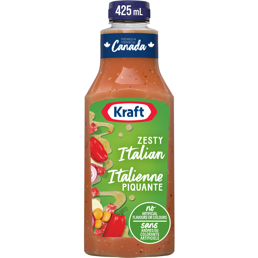 Kraft Zesty Italian Dressing, 425 ml