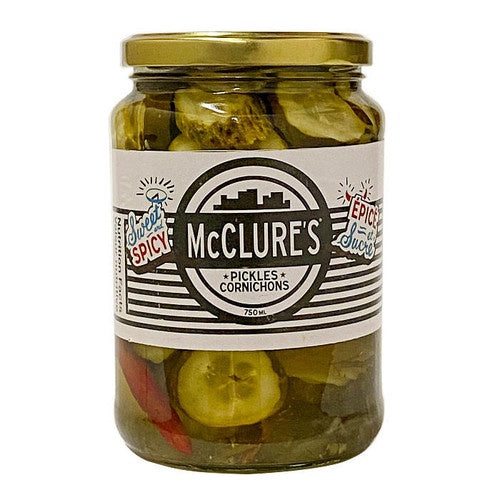 McClure's Sweet & Spicy Bread & Butter Pickles, 750 ml