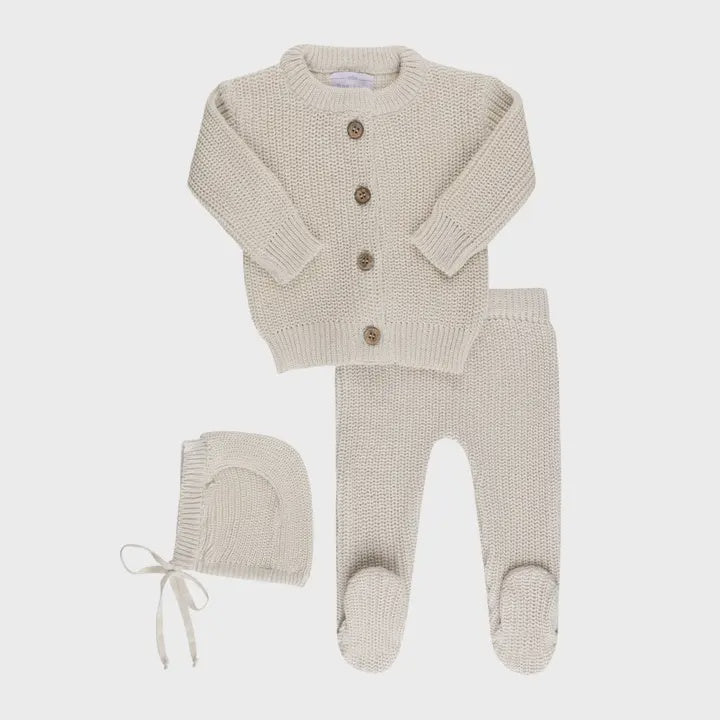 Baby Cardigan Footie Gift Set