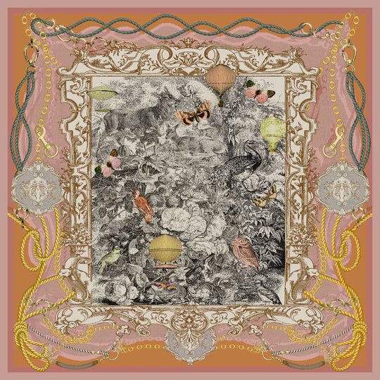Carlos Ferdinand Framed Forest Pink, 90cm
