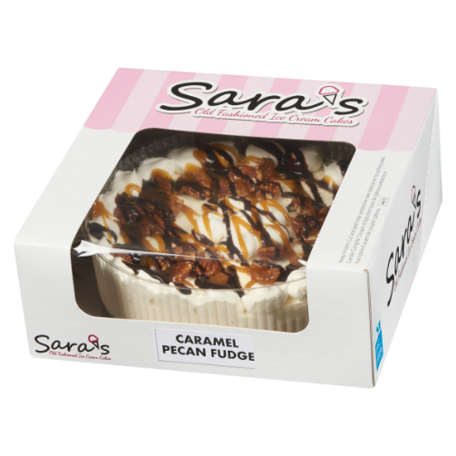 Sara's Caramel Pecan Fudge Ice Cream Cake 1.4 L
