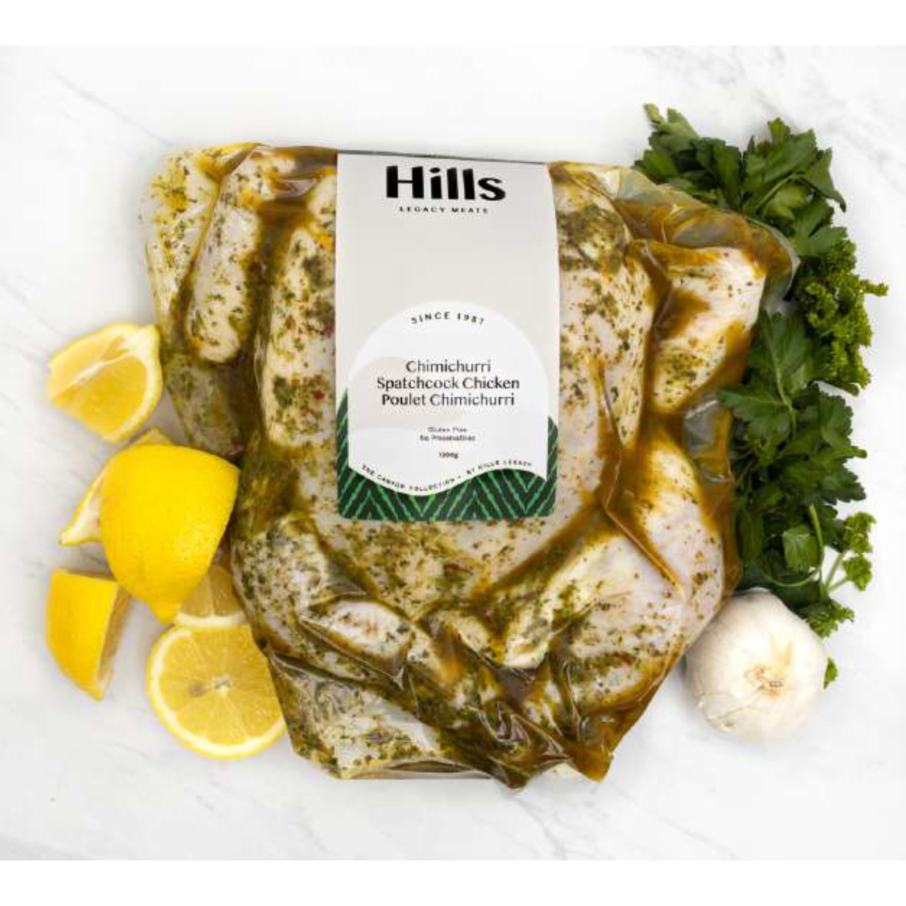 Chimichurri Spatchcock Whole Chicken