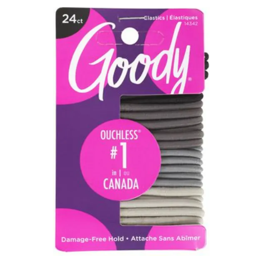 Goody Hair Elastics Multi 4MM, 24ct