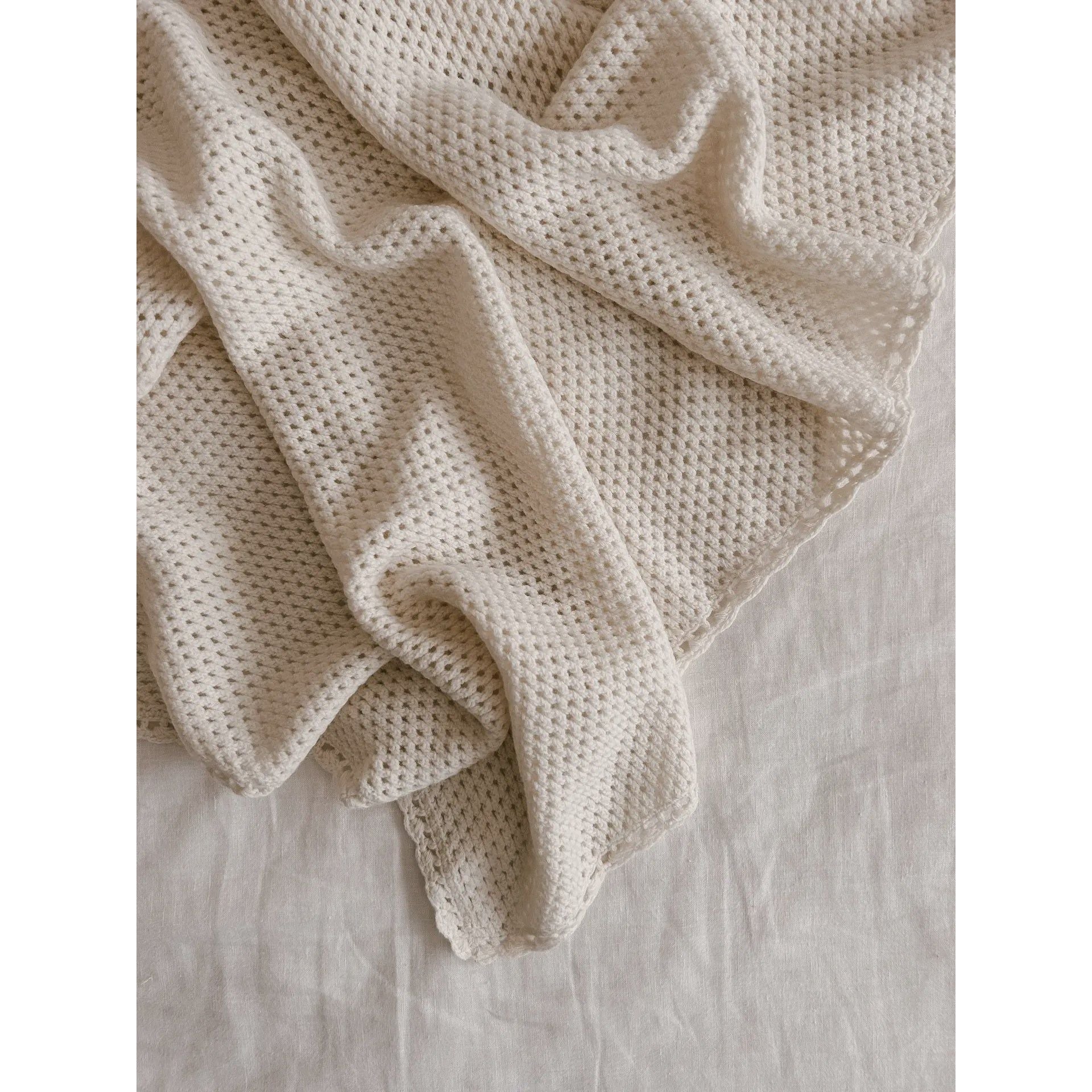 Heirloom 100% Wool Receiving Newborn Blanket