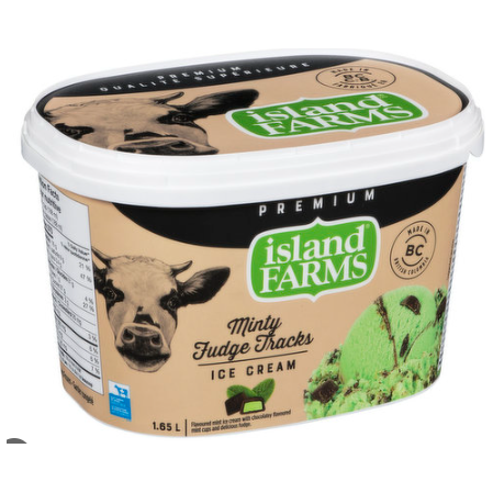 Island Farms Fudge Tracks Ice Cream 1.65L