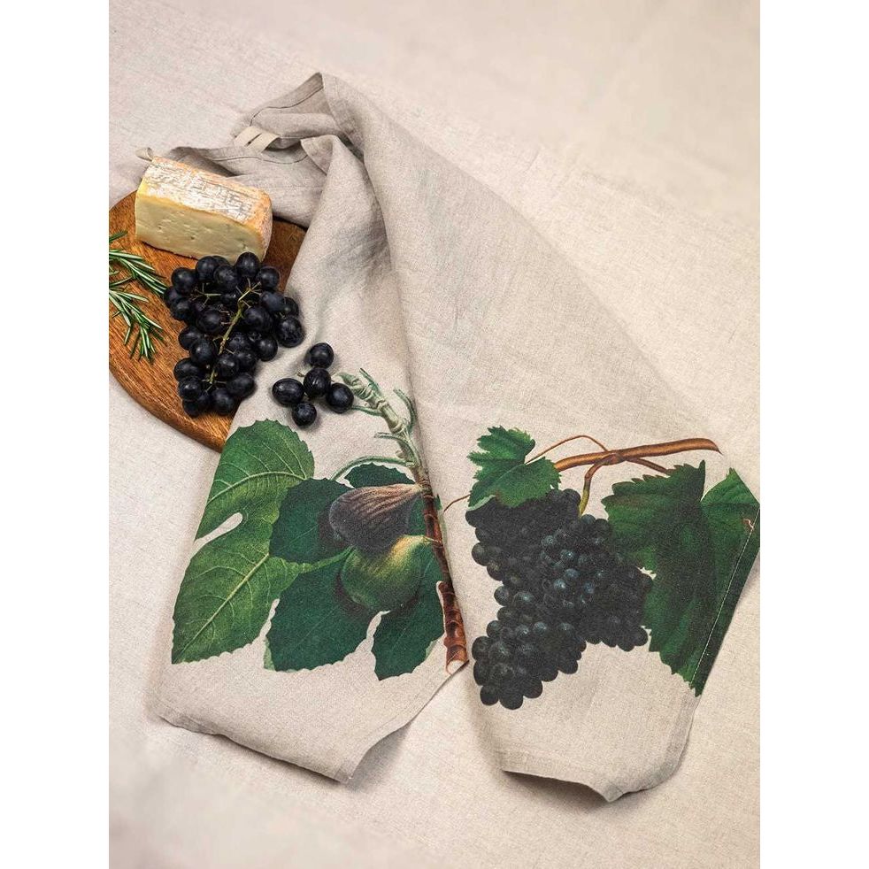 Linoroom Kitchen Towels - Fig & Grape ( 2 pk)