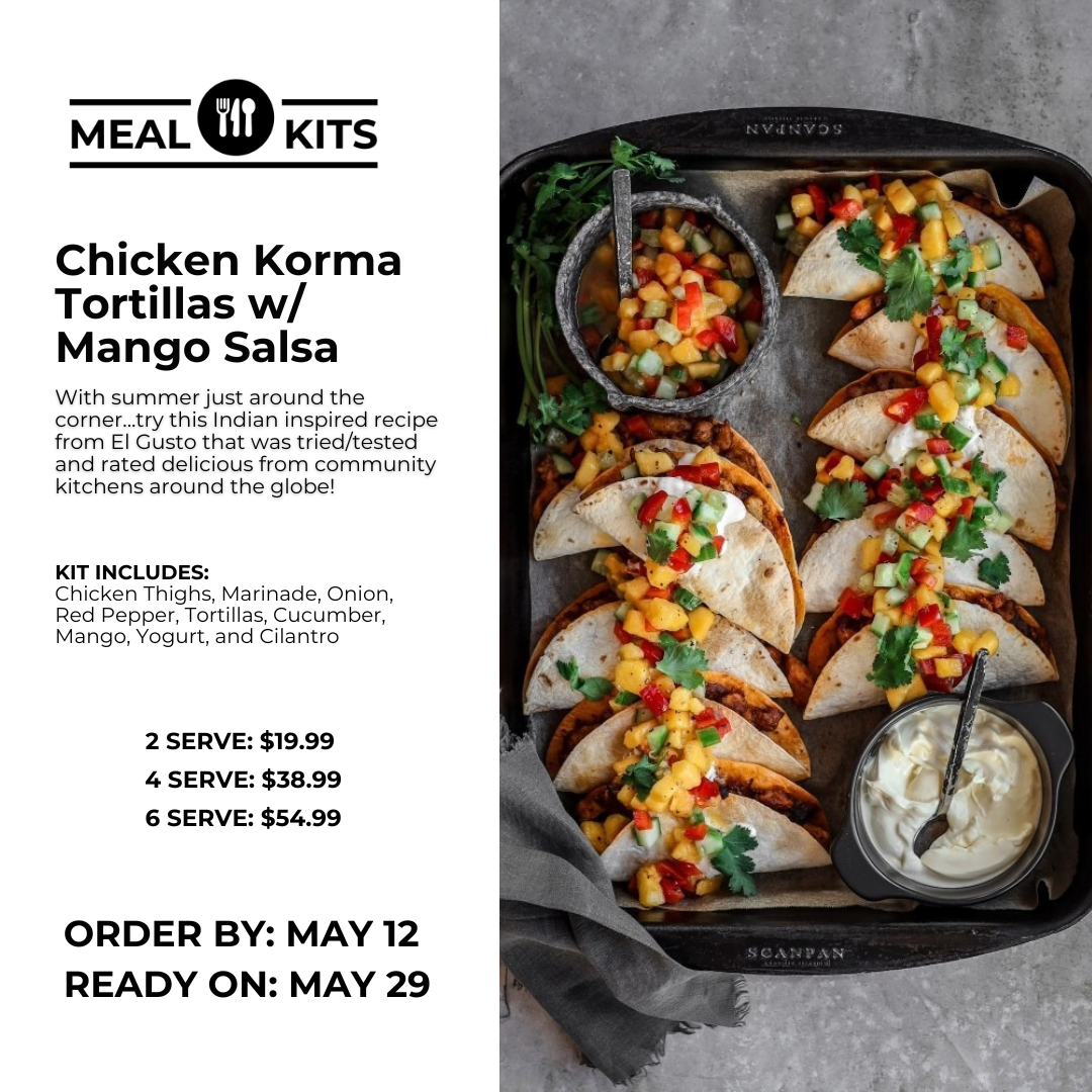 Chicken Korma Tortillas w/ Mango Salsa Meal Kit - Vancouver