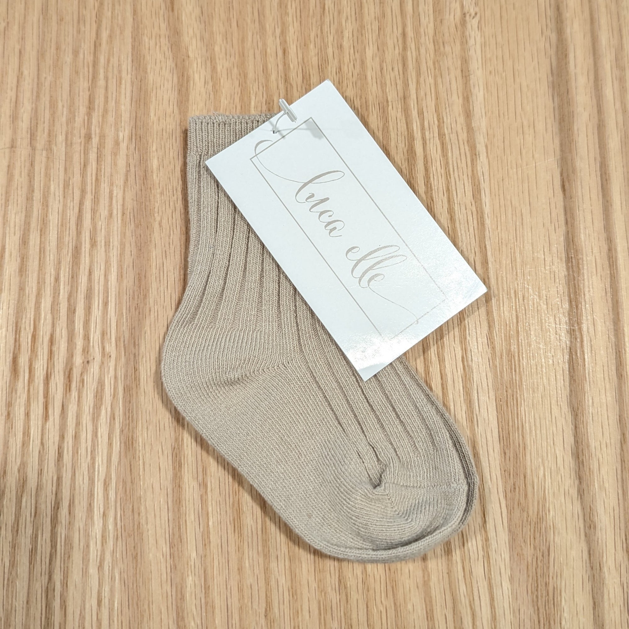 Socks, Khaki, 0-1T