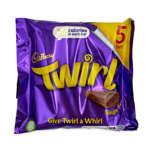 Cadbury Twirl Bars, 5pack