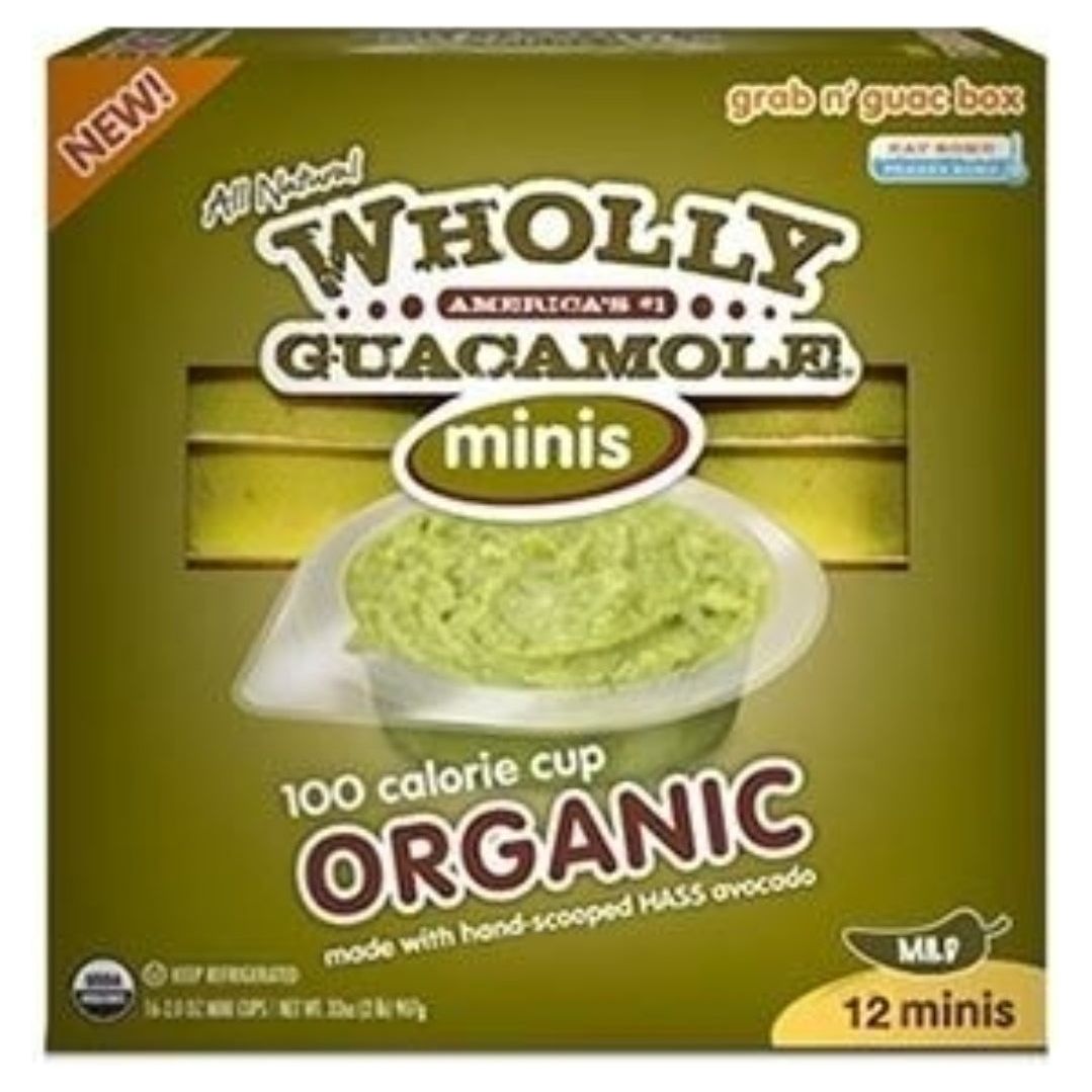 Case Lot Organic Mini Wholly Guacamole 12x57g