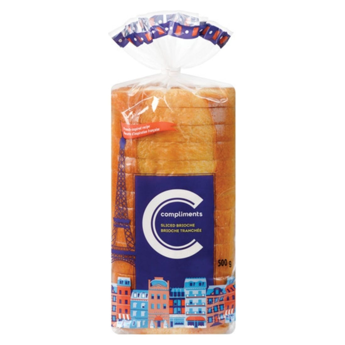 Compliments Sliced Brioche Bread Loaf 500g