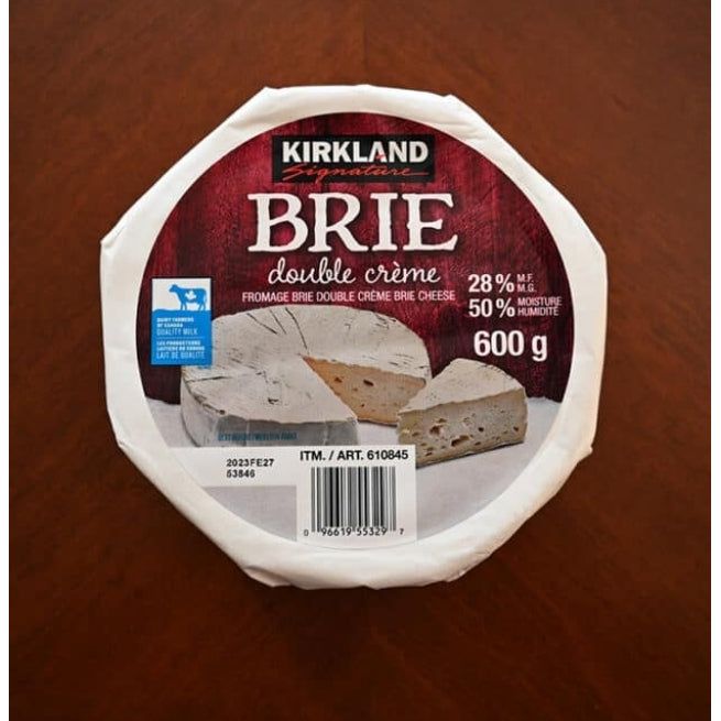 Kirkland Brie Double Creme Cheese 600g