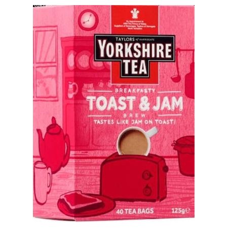 Taylors of Harrogate Yorkshire Tea Breakfasty Toast & Jam Brew, 40 bags