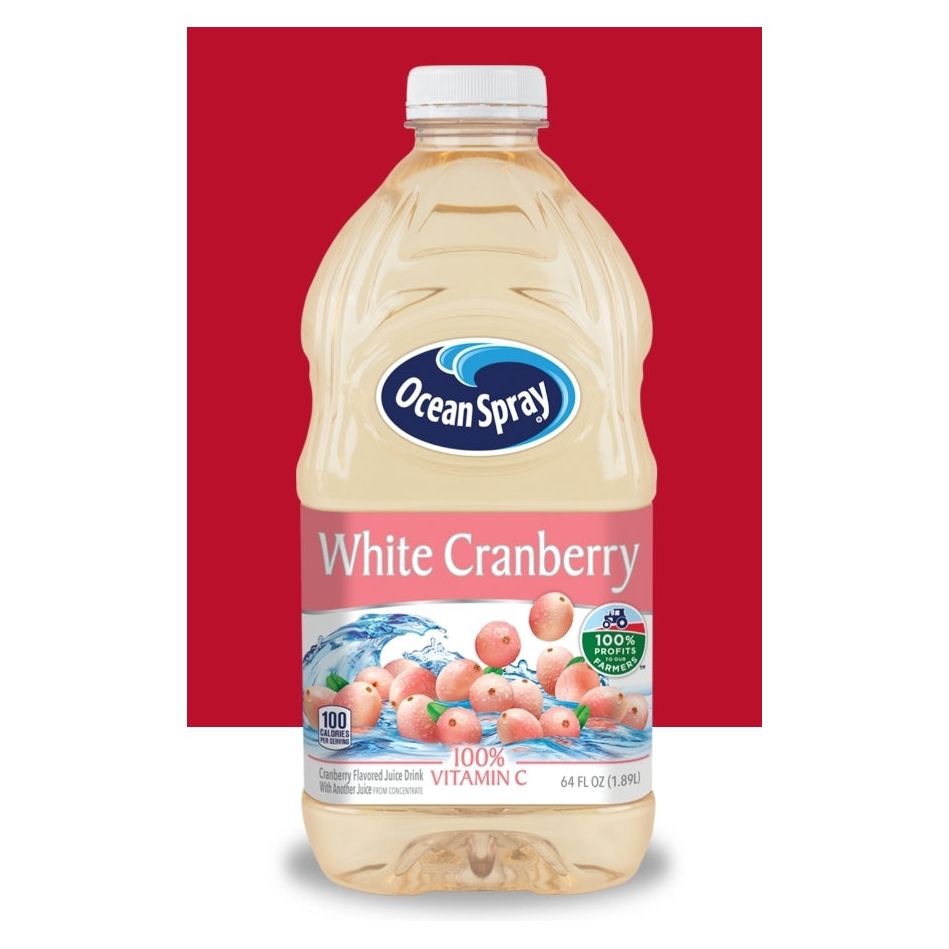 Ocean Spray White Cranberry Juice, 1.89 L
