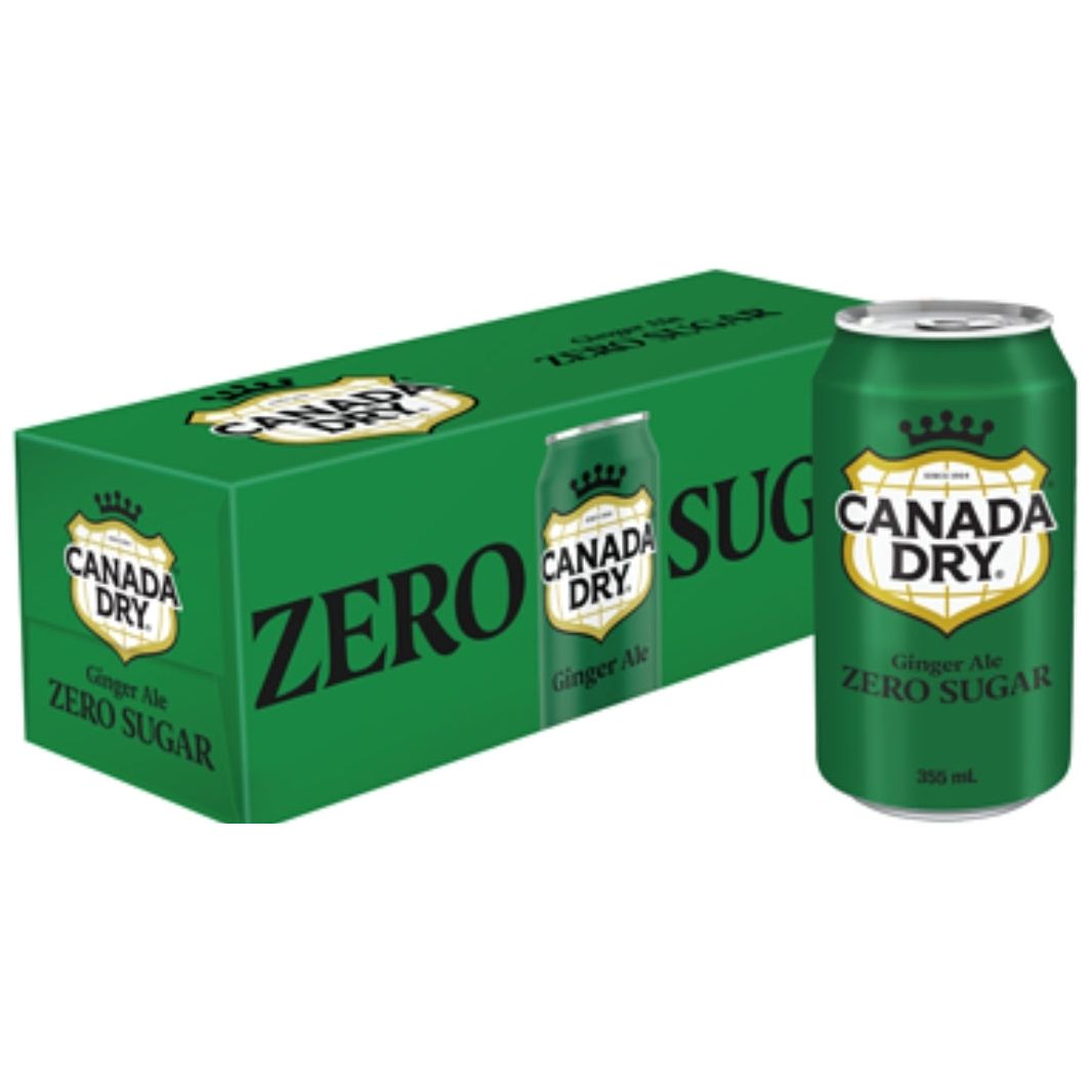 Canada Dry Gingerale Zero, 12pk