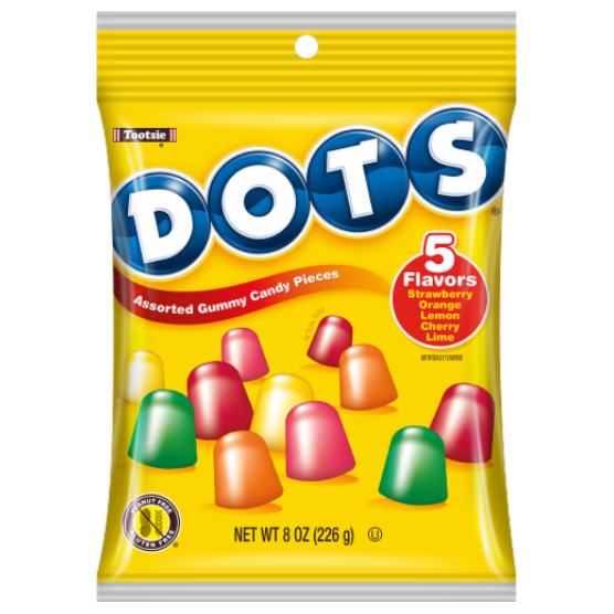 Regal Candy Dots Gummy Bag, 113G