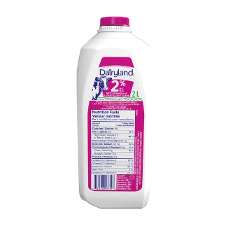 Dairyland 2% Milk, 2L Jug