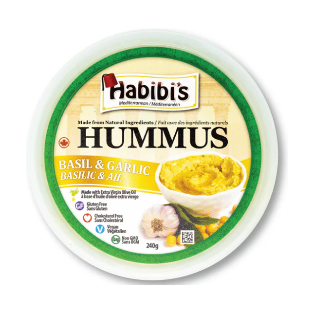 Habibi's Basil Garlic Hummus