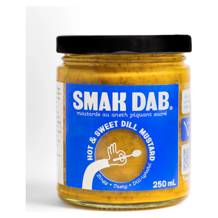 Smak Dab Hot & Sweet Dill Mustard, 250 ml