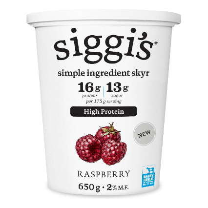 Siggis Raspberry 2% Yogurt 650 g