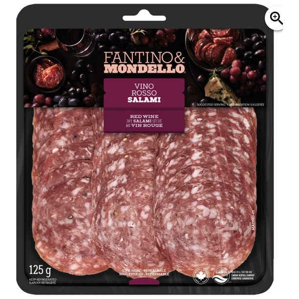 Fantino & Mondello Red Wine Dry Salami 125 g