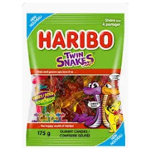 Haribo Twin Snakes, 175g