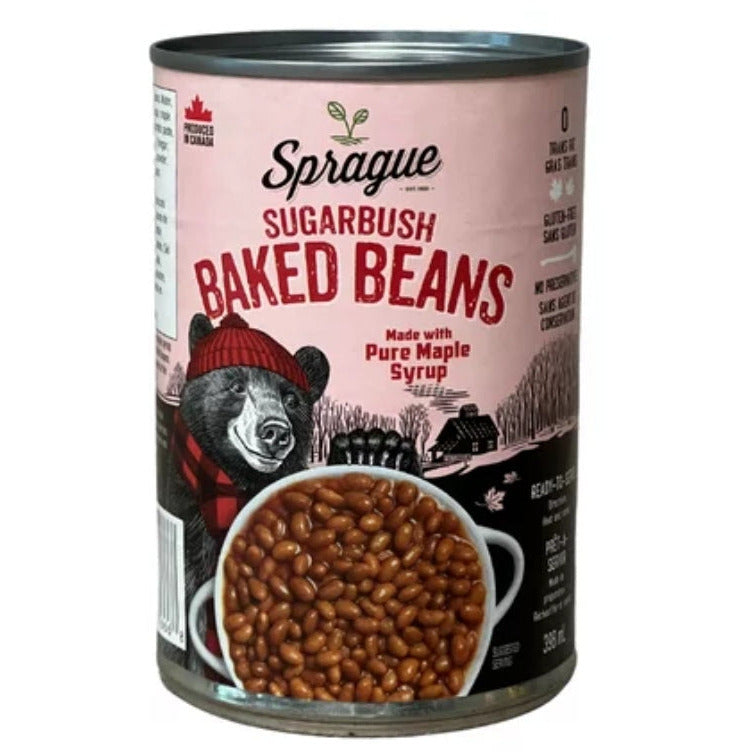 Sprague Sugarbush Baked Bean with Pure Maple Syrup, 398ml