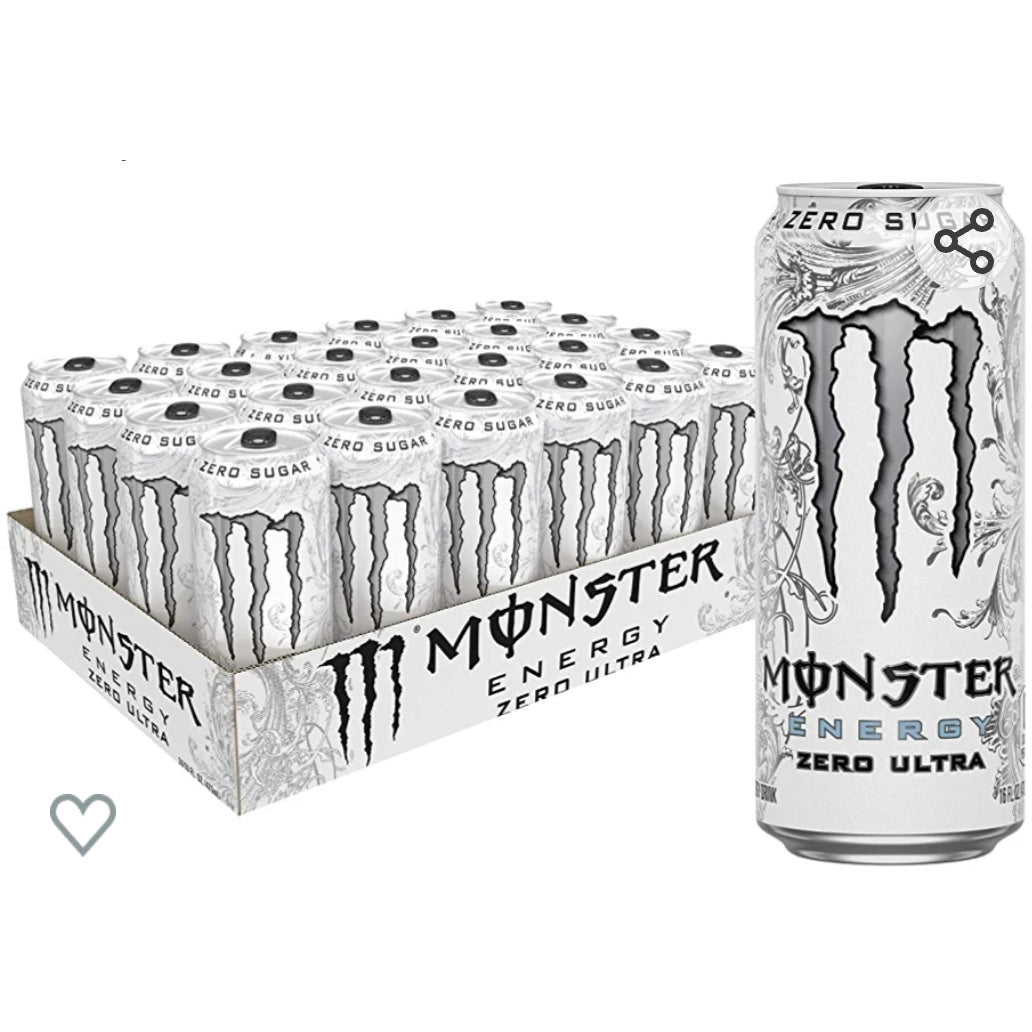 CASE LOT Monster Energy Zero Ultra, 24x473ml