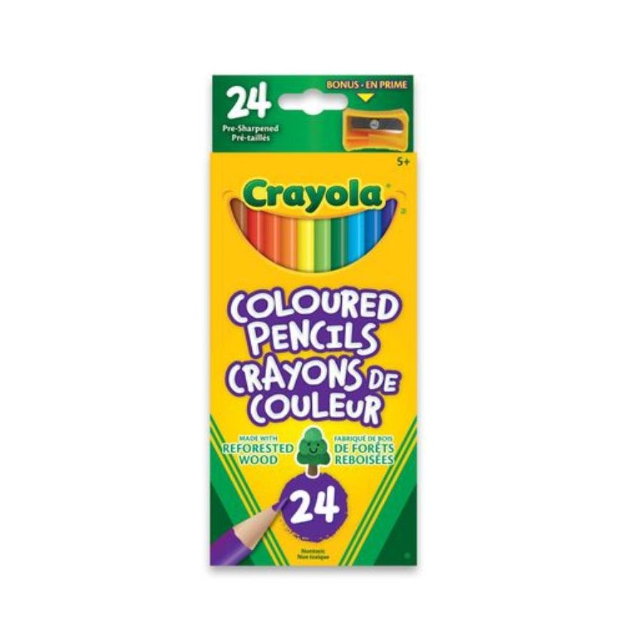 Crayola Coloured Pencils, 24pk