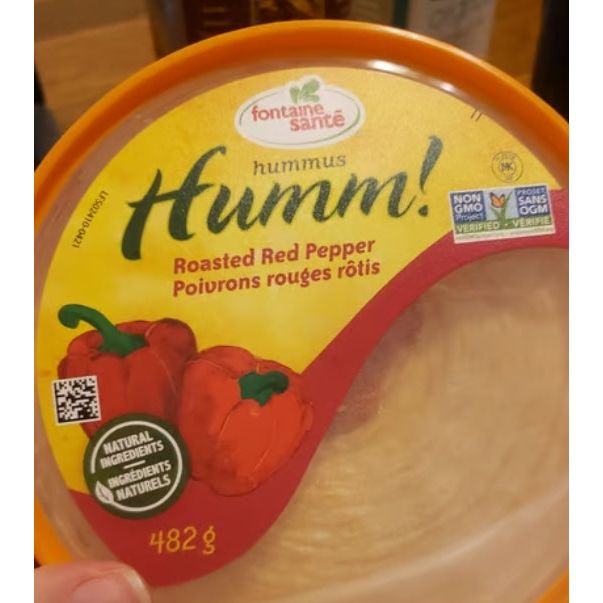Fontaine Sante hummus Roasted Red Pepper 482g