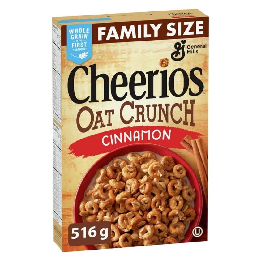 Cheerios Cinnamon Oat Crunch Cereal, 516g