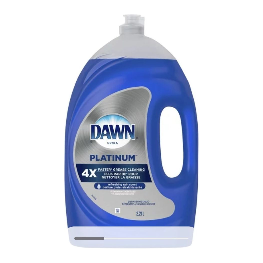 CASE LOT Dawn Platinum Advanced Liquid Dish Soap 2.66 L