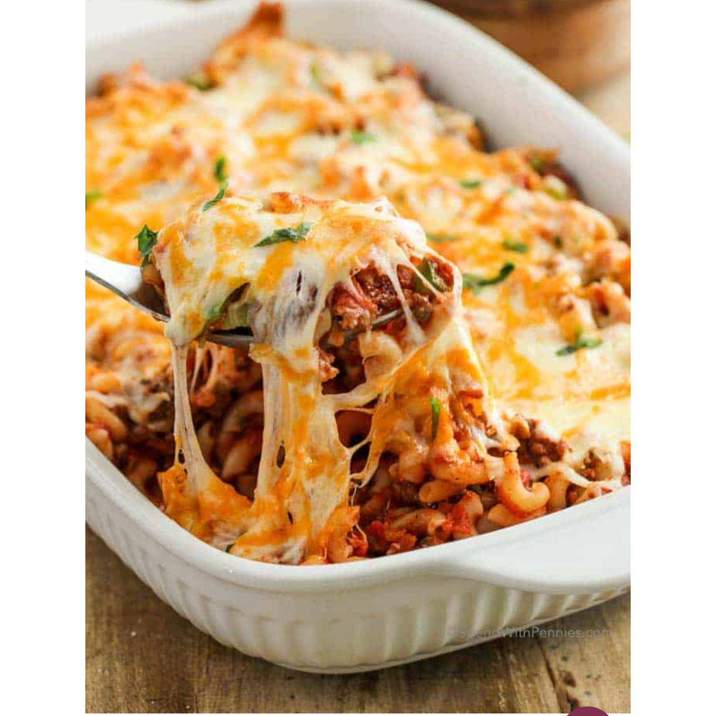 Beef and Cheese Casserole - Frozen Lunch Program