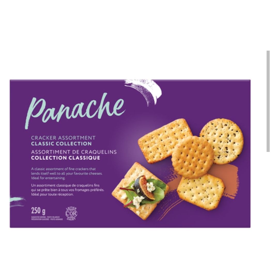 Panache Assortment Classic Collection Crackers, 250 g