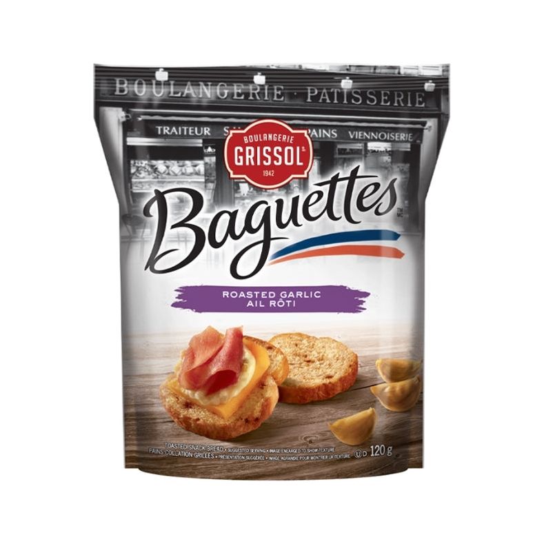 Grissol Roasted Garlic Baguettes 120 g