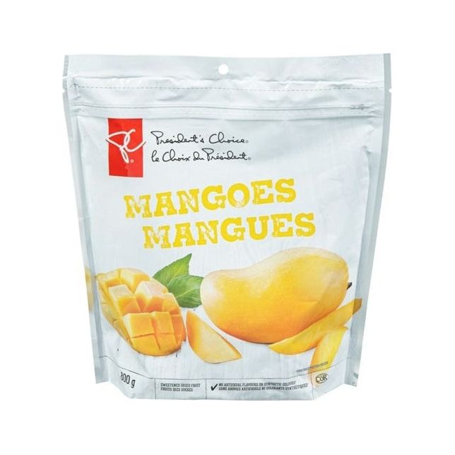 PC Sweetened Dried Mangoes, 800g