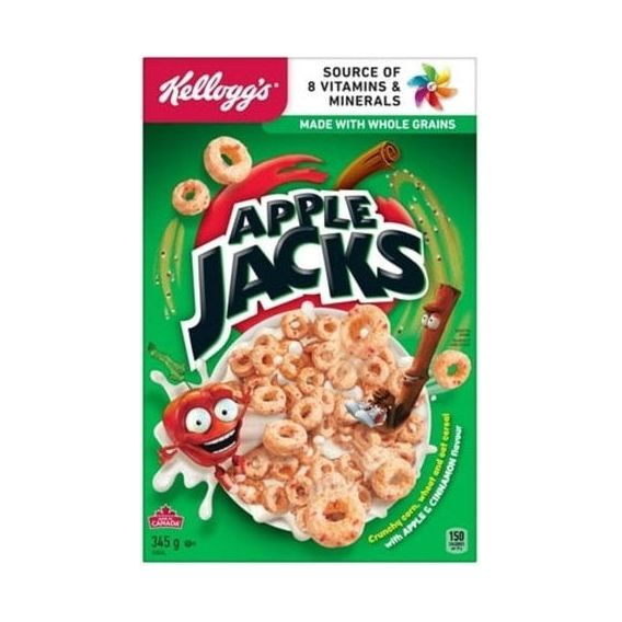 Kellogg's Apple Jacks Cereal, 345g