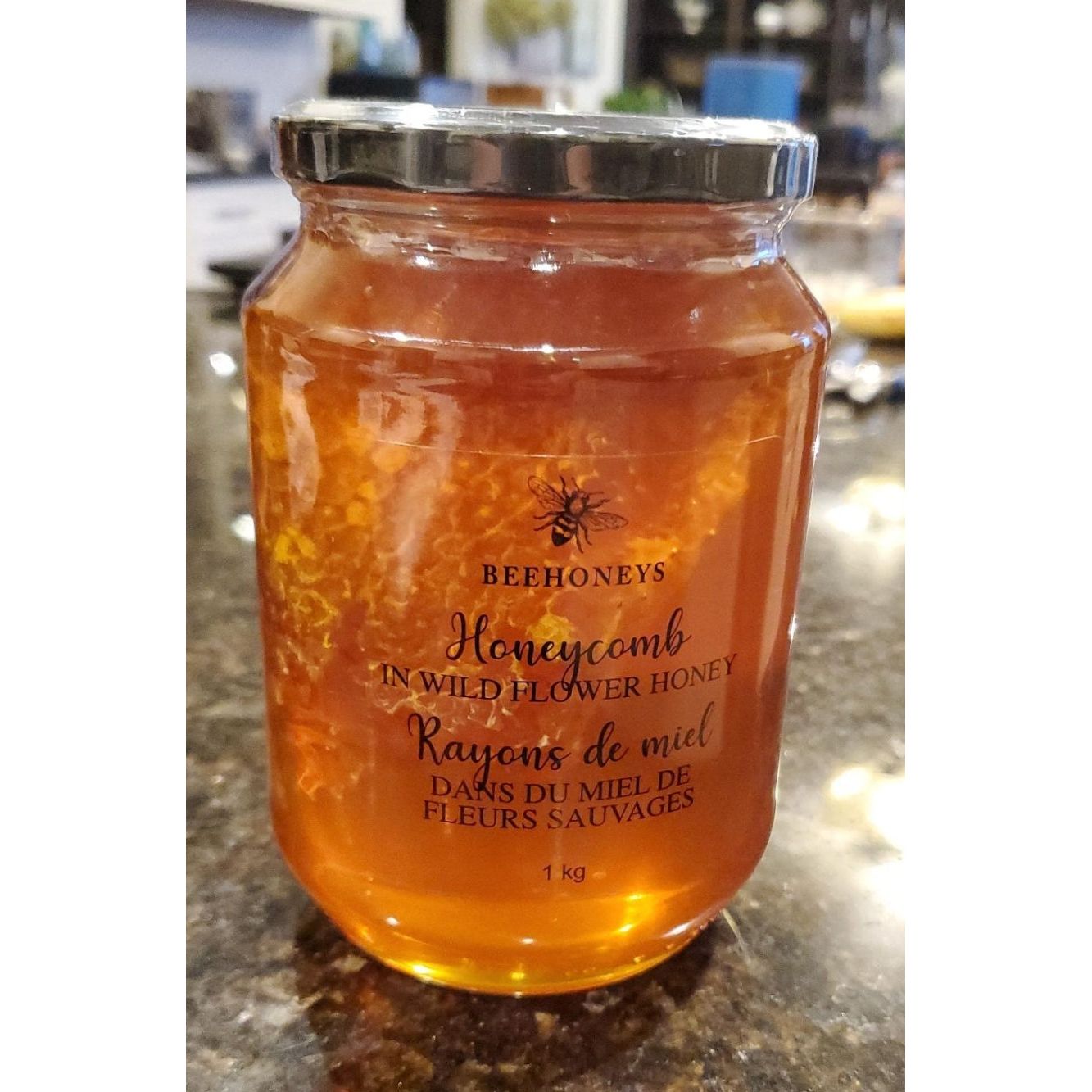 Case Lot Beehoneys Honeycomb in Honey, 1kg