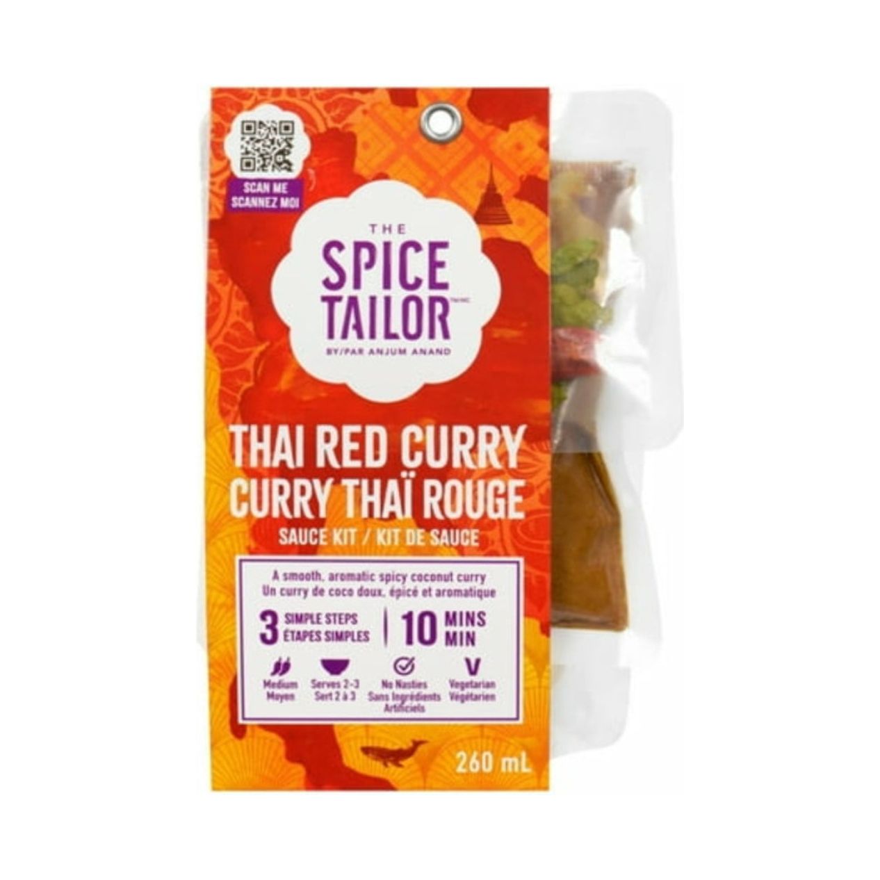 The Spice Tailor Thai Red Curry Sauce Kit, 260ml