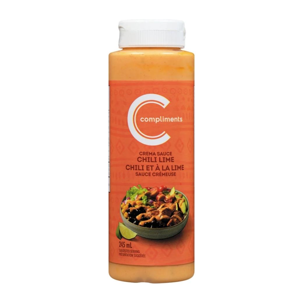 Compliments Crema Chili Lime Sauce, 245ml