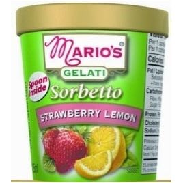 Strawberry Lemon Sorbet, 125ml