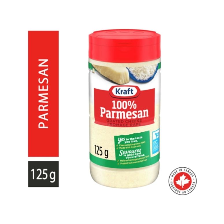 Kraft Grated Parmesan Cheese, 125g