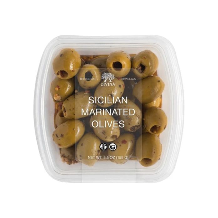 Divina Olive Marinated with Sicilian Herbs, 320ml