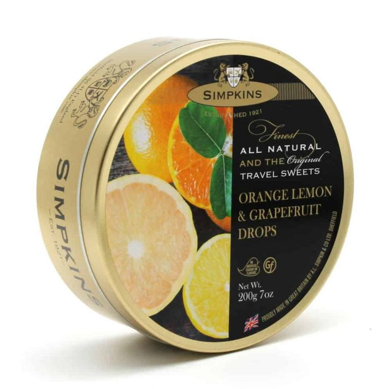 Simpkins Drops Orange, Lemon & Grapefruit, 200g