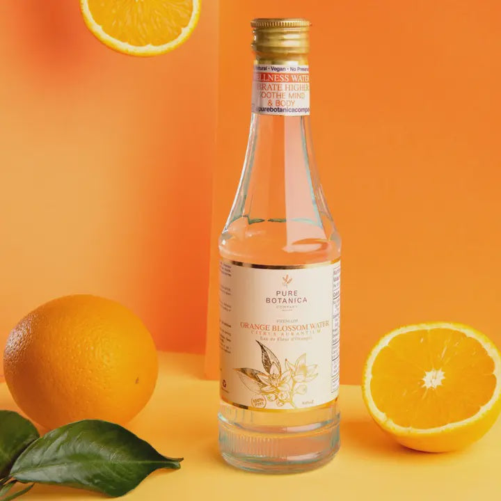 Soothe Mind + Body: Organic Premium Orange Blossom Water